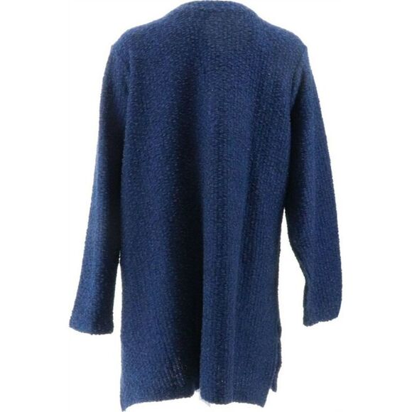 GRAVER Susan Graver Novelty Slub-Knit Cardigan - Picture 5 of 6